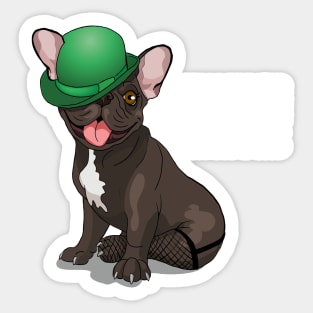 Kiss me I'm French-Irish Sticker